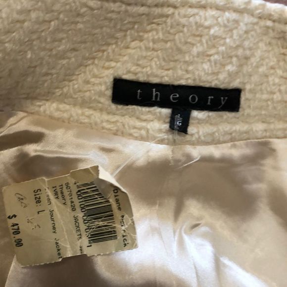 Theory Sisen Journey Jacket Twill Pea Coat NWT - Picture 7 of 14